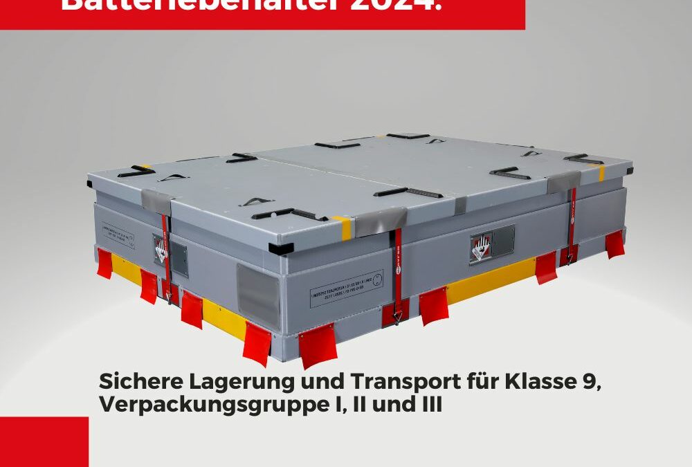 Innovative Batteriebehälter 2024 Sichere Lagerung und Transport für Klasse 9, Verpackungsgruppe I, II und III - wi-sales ThorPak Batterie