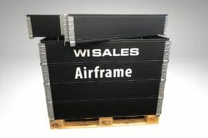 wi-sales Airframe plastic stacking frames the clean alternative to wooden stacking frames