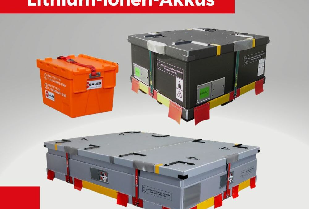 The best transport containers for lithium-ion batteries